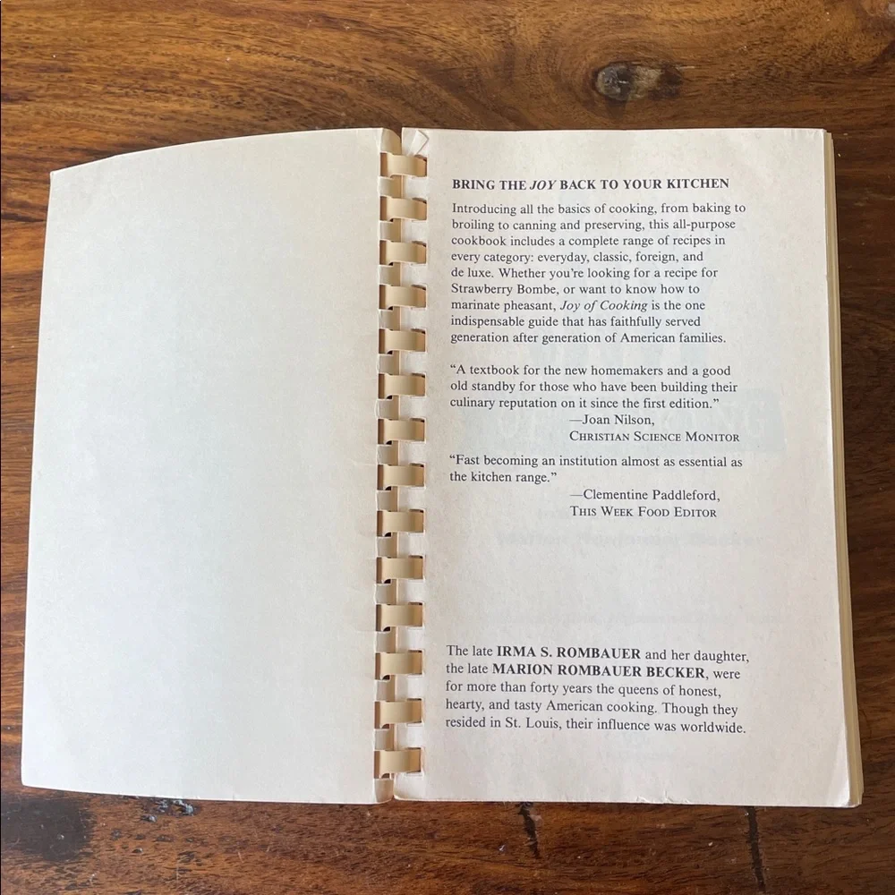 2 Vintage Cookbooks : Joy of Cooking + Fannie Farmer Cook Book